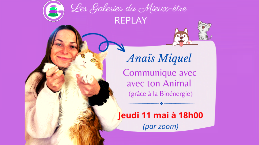 Comment savoir pourquoi son animal se sent mal et comment l'aider. La Bioénergie et la prise de ses mesures énergétiques par Anaïs Miquel vous éclaire.