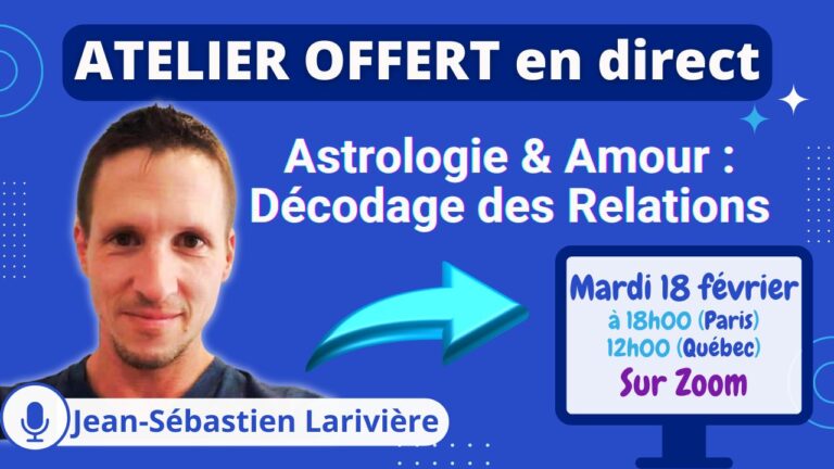 Découvrez votre compatibilité amoureuse grâce à l’astrologie ! Apprenez à évaluer vos relations selon les signes et ascendants lors d’un atelier unique.