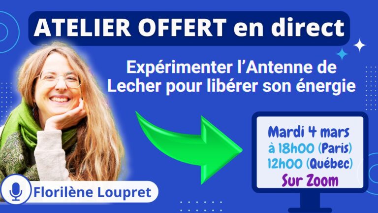 Dans cet atelier, découvrez l’antenne de Lecher et apprenez à libérer vos blocages énergétiques pour mieux vous ancrer et vous aligner !
